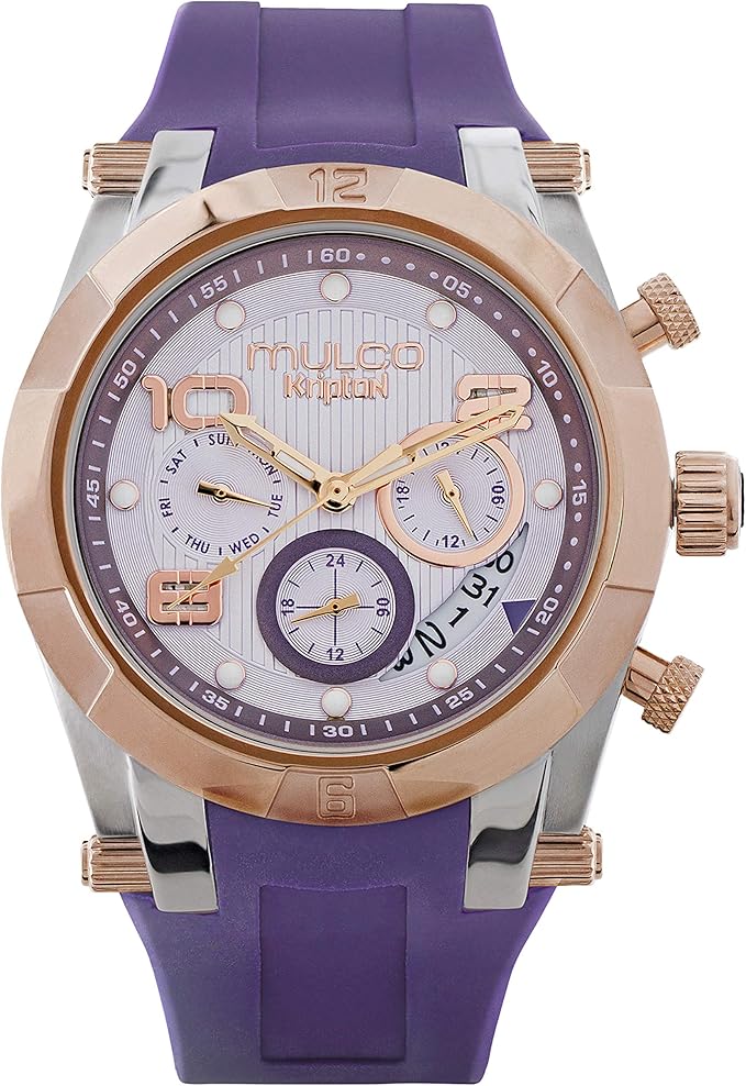 mulco 女士手表 kripton 42 毫米表壳,模拟石英手表